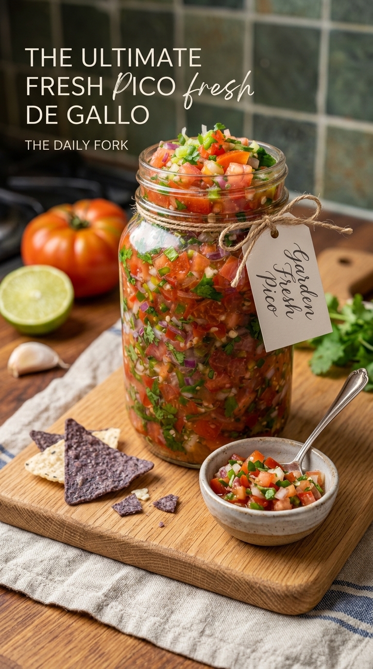 Fresh & Spicy Homemade Pico de Gallo