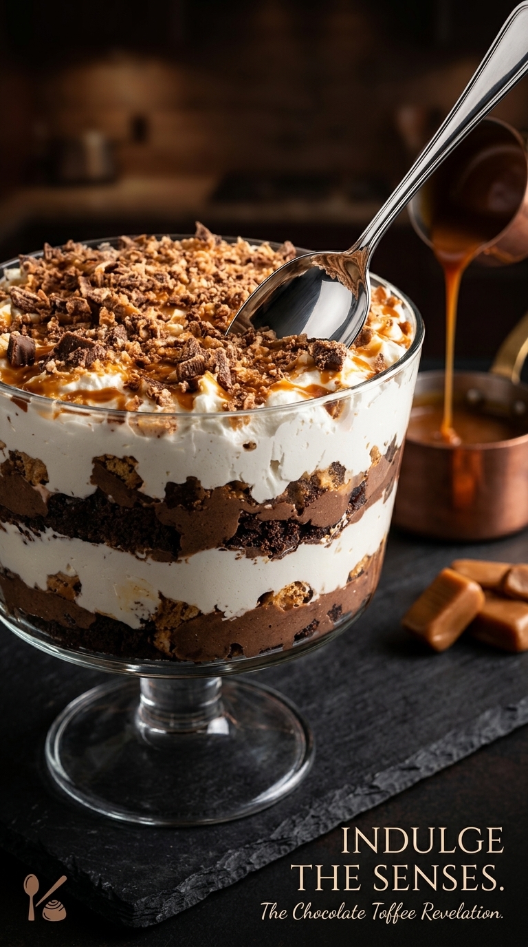 Easy Chocolate Caramel Crunch Trifle Recipe