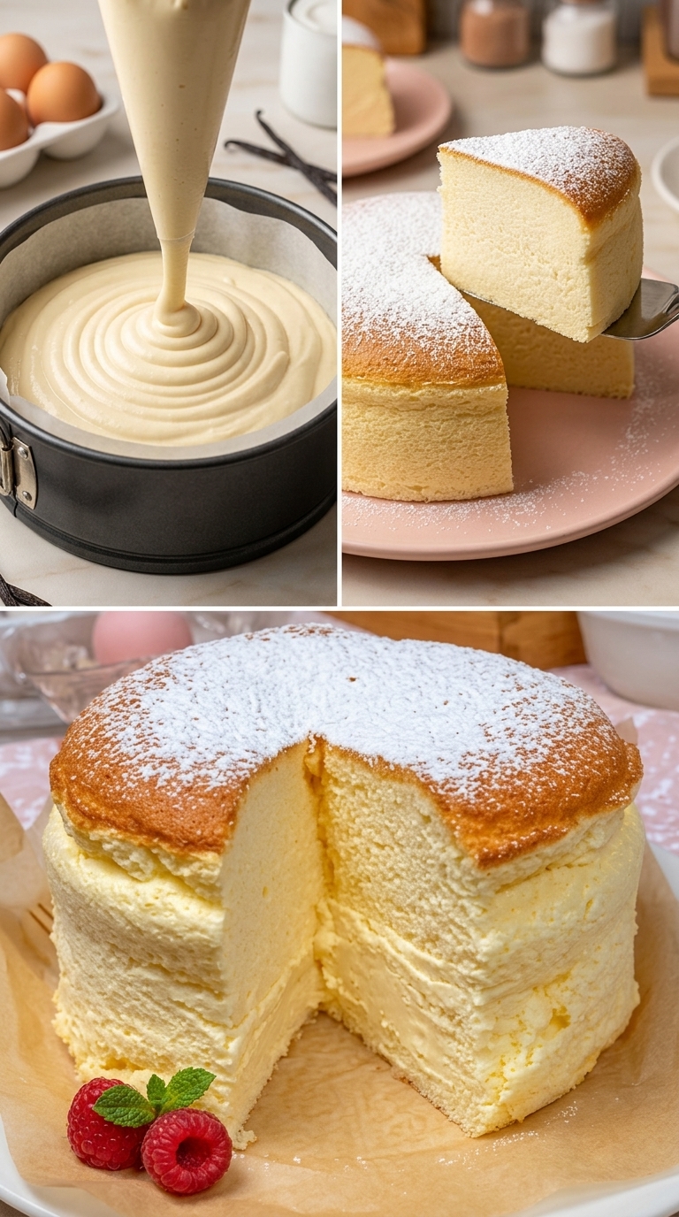 Ultimate Japanese Cotton Cheesecake Recipe (Light & Fluffy Soufflé Cheesecake)